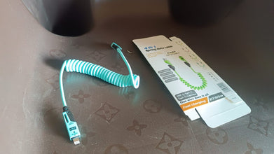 4 in 1 Spring Fast Charging Cable (1 Pc / 1.5 Mtr Long) the24kgal