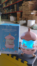 Bunny’s Carousel Rotating LED Night Light the24kgal