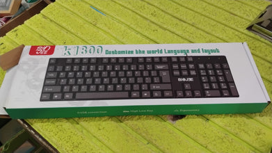 Wired USB Keyboard 104 Keys (1 Pc) the24kgal