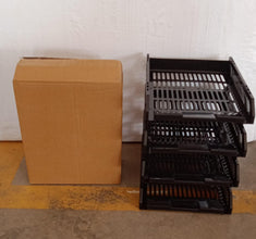 4-Layer Multifunctional File Rack with Drawers for Office Desk the24kgal