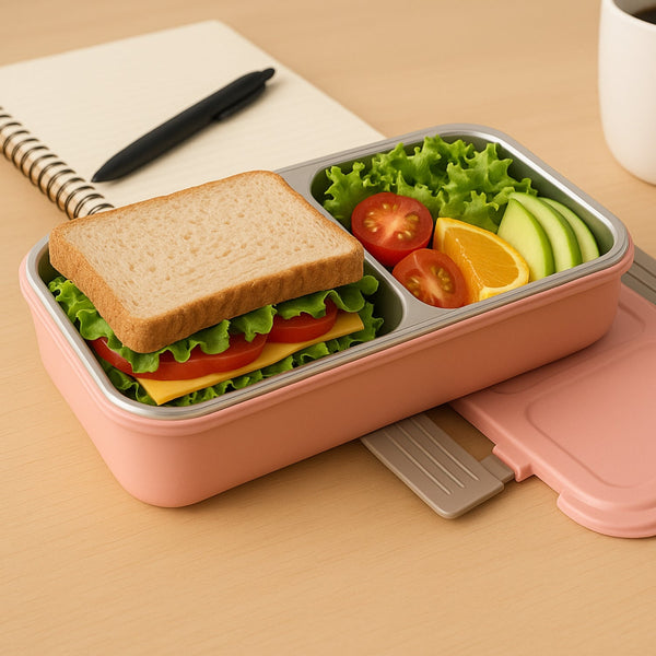 BPA-Free Snack Pack-2 Lunch Box – 2-Compartment the24kgal