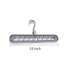 9 Hole Plastic Hanger Hanging hook Indoor Wardrobe Clothes Organization Storage Balcony Windowsill Suit Racks the24kgal