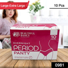 Women's Emergency Kit, Travel Kit- Includes Seamless Underwear, Pantyliner, Feminine Hygiene Sachet First Period Kit (10 Pcs) the24kgal