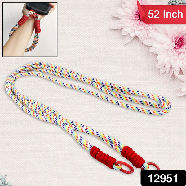 Universal lanyard for phone, Cross-body Cell Phone Lanyard  With All Smartphones (1 pc / 52 Inch / Multicolor) the24kgal