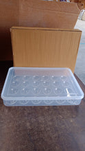 Plastic Egg 24 Grid Storage Container Holder for Refrigerator Egg Tray Holds 24 Eggs (1 Pc) the24kgal