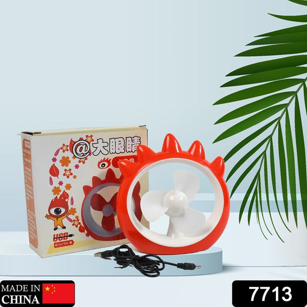 Mini Desktop Fan – Rechargeable USB Cooling Fan for Home, Office & Car (Battery Not Included) the24kgal