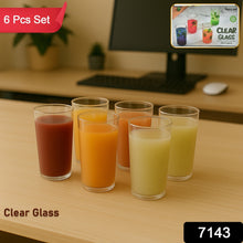 Round Clear Plastic Water Glass Juice Beer Wine Plastic Unbreakable Transparent Glass Set ( 300ml 6pc ) the24kgal