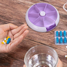 Cute 7-Day Pill Box Dispenser – Portable 7-Grid Medicine Organizer (1 Pc) the24kgal