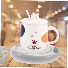 USB Warm Coaster Heated Coffee Mug Portable Office Desk Portable Cup, Heater Coffee Mug Warmer Electric Cup Warmer (1 Pc) the24kgal