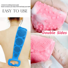 Eco-Friendly Silicone Shower Brush & Back Scrubber Towel the24kgal