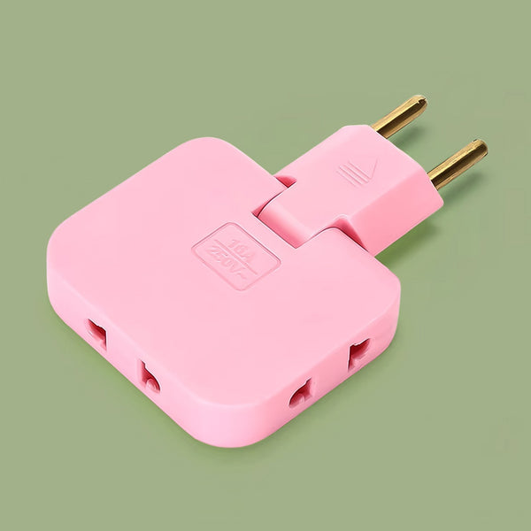 Wireless 3 in 1 Foldable Wall Plug Adapter / Socket / Converter (1 Pc) the24kgal