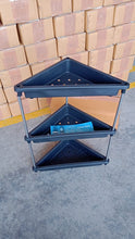 3-Layer Multipurpose Plastic Corner Storage Rack the24kgal