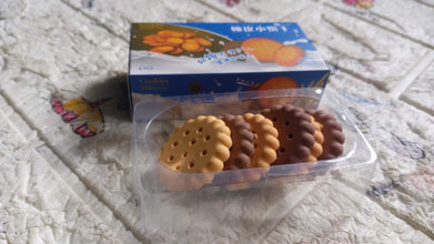 Biscuit-Shaped Erasers | Fun Rubber Stationery for Kids | Creative Birthday Gift Toy (6 Pcs Set) the24kgal