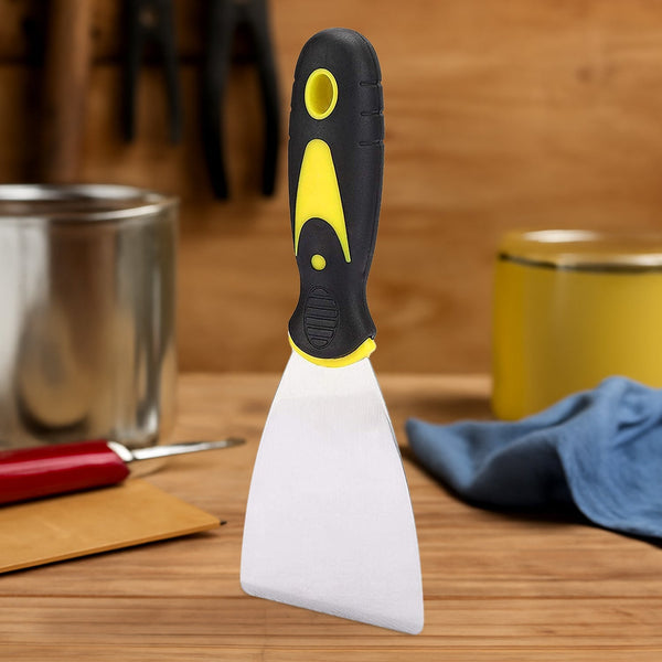Putty Knife Set with Soft Rubber Handle (1 Pc) the24kgal