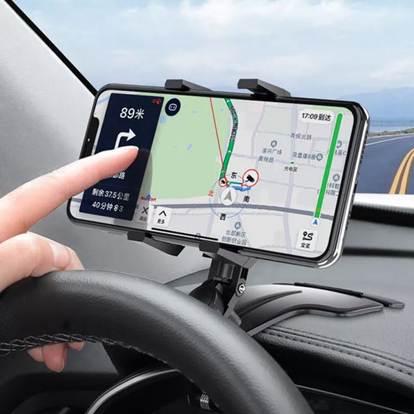 Car Mobile Phone Holder Mount Stand with 360 Degree. Stable One Hand Operational Compatible with Car Dashboard. the24kgal