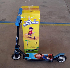 Foldable Kids Ride-On Scooter – 2-Wheel, Height Adjustable (4-8 yrs, Multicolor) the24kgal