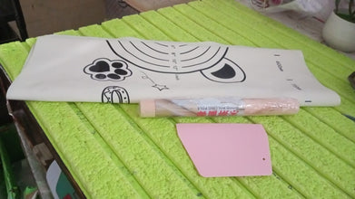 3 In 1 Heavy Silicone Baking Mat With Wooden Belan & Cake Scraper (3 Pcs Set / 70×50 CM) the24kgal