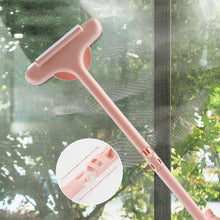 Brush 2 in 1 Mesh Cleaning Brush & Wiper with Extended Handle Window Cleaning Brush Net Cleaner,Magic Window Cleaner Brush, Window Mesh Cleaner (1 Pc) the24kgal