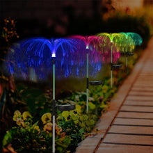 Solar Outdoor Lights – 7-Color Waterproof Jellyfish Like Firework Home Decor (2pcs) the24kgal