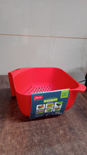 Apex Multi-Functional Plastic Strainer Bowl with Ergonomic Handle (1 Pc) the24kgal