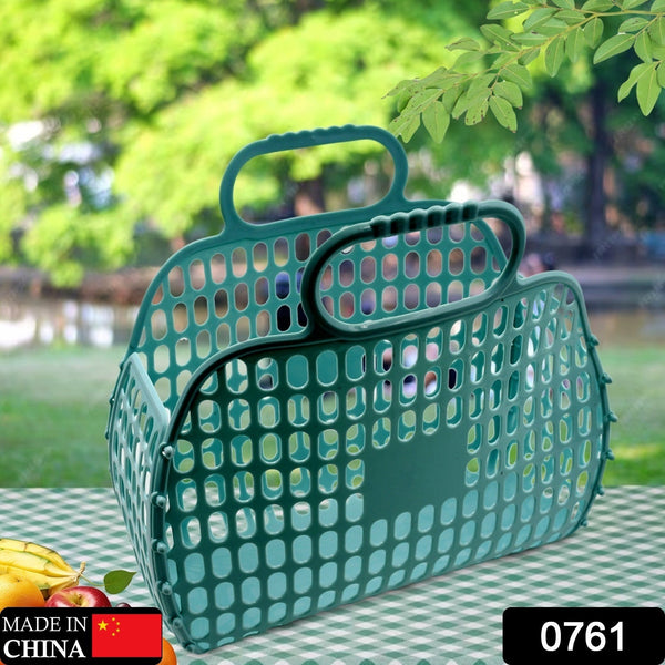 Grocery Vegetable Foldable Smiley Non-Woven Fabric Shopping Bag the24kgal