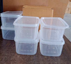 6 Pcs Multipurpose Plastic Food Storage Container Set the24kgal