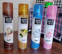 Air Freshener  | Used In Office, Home, Hotels, Banquets, Carpet Etc, Room Spray Air Freshener, Mix Fragrance Lemon, Kiwi, Blossom, Aqua, Cafet (300 Ml Approx / 1 Pc) the24kgal