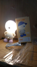 Cute Lovely Cartoon Design LED Desk Night Light With Plastic Head Cap (1 Pc) the24kgal