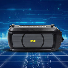 Wireless Bluetooth Speaker 5W High Bass with Wireless Mic / Microphone, LED Torch, Solar Charging, Support USB & Adjustable Strap (1 Set) the24kgal