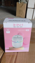 Portable Mini USB Humidifier with Light, Cool Mist & Essential Oil Diffuser (250ML) the24kgal