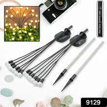 Solar Firefly Lights for Garden Decor (2 Pc, 12 LED Warm) the24kgal