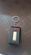 LED Keychain COB Light with Hook & Loop Sticker. 3 Light Modes (1 Pc / Battery Not Included) the24kgal