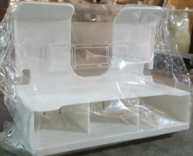 3 Compartment Wall Mount Hair Blower, Hair Dryers Holder (1 Pc) the24kgal