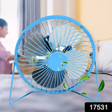 USB Table Desk Personal Metal Electronic Fan, Compatible with Computers, Laptops, Student Dormitory, Suitable For Office, School Use (1 Pc) the24kgal