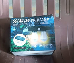 Solar Double LED Bulb Lamp YT-819- 2W (1 Pc) the24kgal