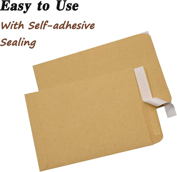 Brown Kraft Envelope for Invitations & Office Use (1 Pc, 16x14 Inch) the24kgal