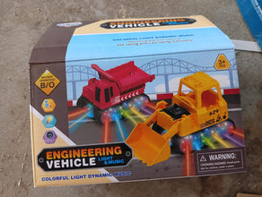 Engineering Vehicle Toys for Kids - Self-Driving Super Dump Truck Toy | Self-Driving Trucks, Engineering truck Electric Vehicle Toys boys birthday gift toys (1 Pc) the24kgal