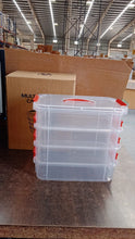 4-Layer Transparent Multipurpose Plastic Storage Box the24kgal