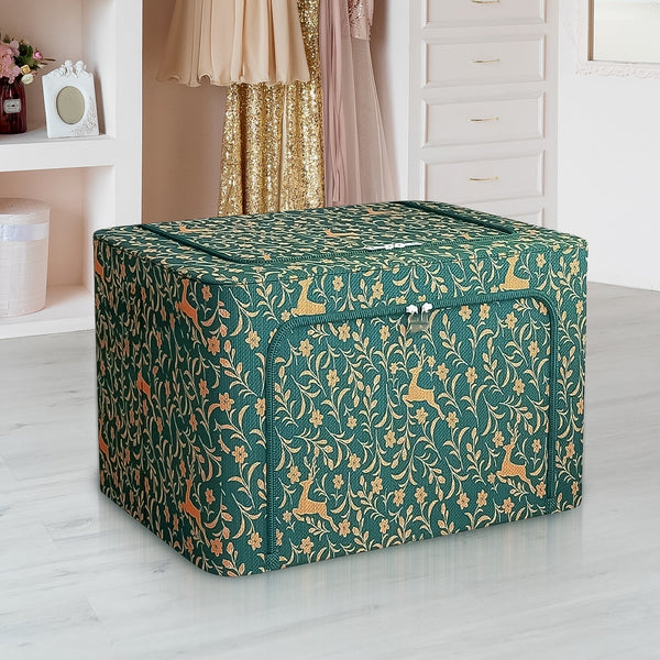Zippered Closet Storage Box with Lid, With Window (50×40 Cm / 1 Pc) the24kgal