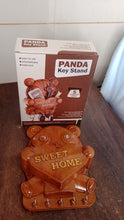 Cute Plastic Panda Key Holder, Wall Key Rack with 5 Hooks (1 Pc) the24kgal