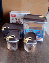 Ritu Push 'N' Lock Airtight Food Storage Container Set (4 Pc) the24kgal