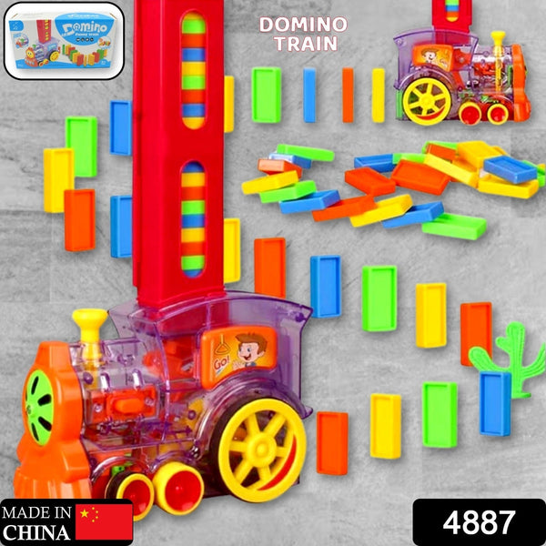 Transparent Funny Train Engine Block Set – 60-Piece Music & Lights (Batteries Not Included) the24kgal
