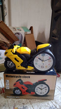 Retro Motorcycle Alarm Clock – Novelty Bike Engine Style Desk Clock the24kgal