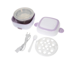 Electric Lunch Box Portable Food Warmer Food Heating Lunch Box Removable Food-Grade Stainless Steel Compartments, 220V 200W, for Car, Truck, office  the24kgal