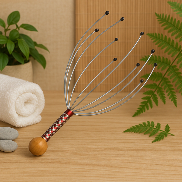 Hand Held Scalp Head Massager Stress Relief the24kgal