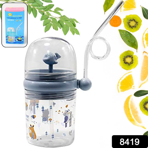 Whale Spray Sippy Cup (1 Pc): Straw, Lid, Spill-Proof, Fun Water Play the24kgal