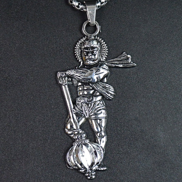 Hanuman Ji Pendant With Gada Religious Jewellery For Men And Women (1 Pc) Wukusy