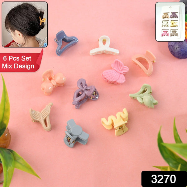 Hair Clips for Girls Kids Hair Accessories (6 Pcs Set), Hair accessories (Mix Design) the24kgal