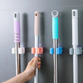 Magic Sticker Series Self Adhesive Mop and Broom Holder the24kgal