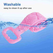Eco-Friendly Silicone Shower Brush & Back Scrubber Towel the24kgal